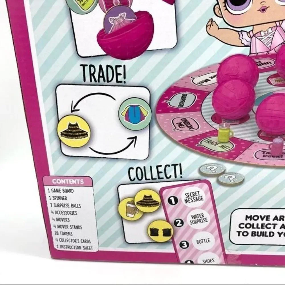 LOL Surprise! 7 Layers Fun Board Game New